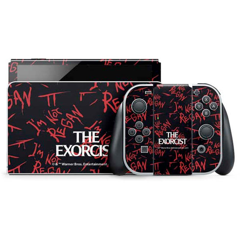 Warner Bros The Exorcist Im Not Regan Nintendo Switch OLED (2021) Skin